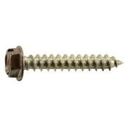 MIDWEST FASTENER Sheet Metal Screw, #8 x 1 in, Painted 18-8 Stainless Steel Hex Head Combination Drive, 20 PK 71063